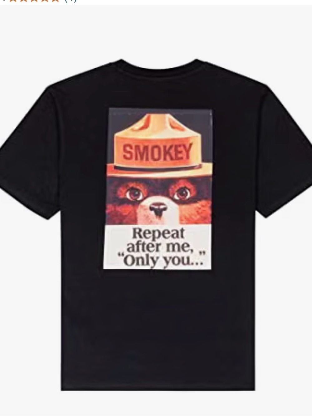 Element Men's Smokey Bear Repeat Short Sleeve Tee Shirt Men’s